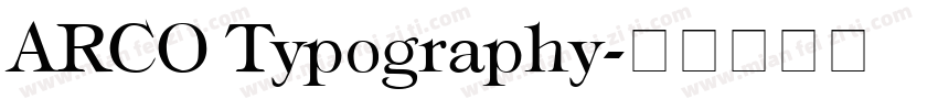 ARCO Typography字体转换